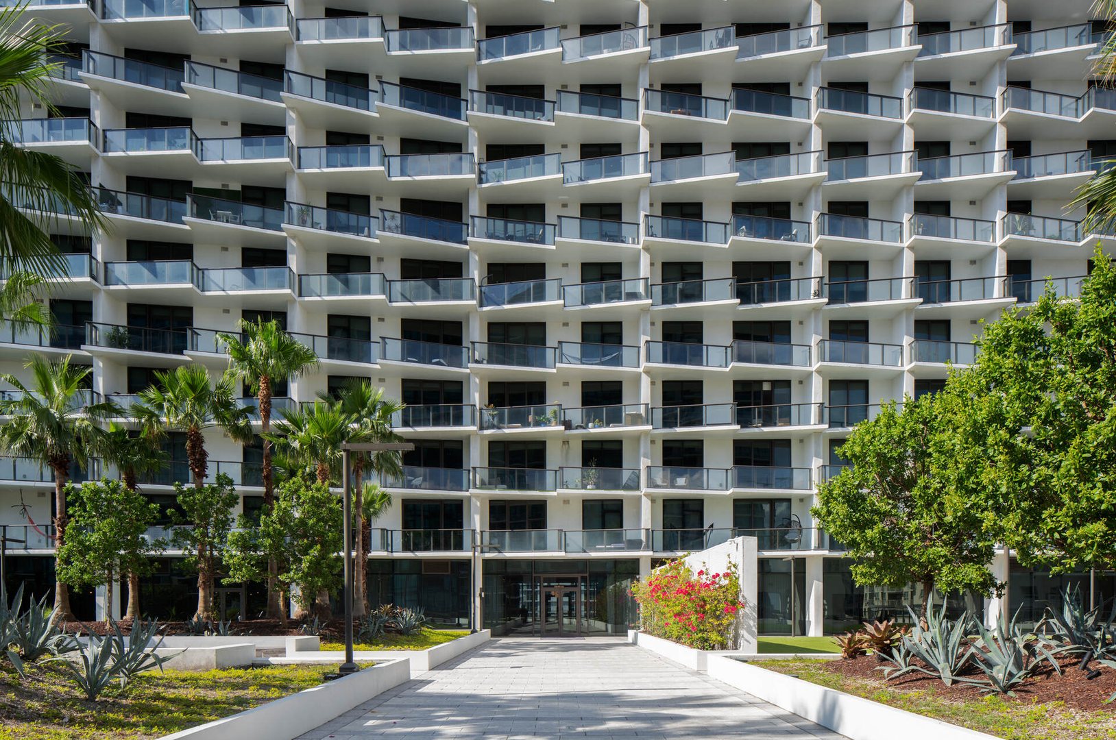 Park building entrance